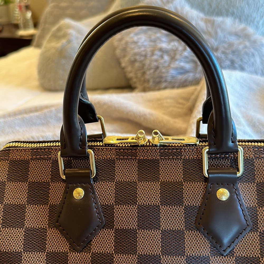 SOLD!!! SOLD!!! SOLD!!! SOLD!!! LOUIS VUITTON SPEEDY BANDOULIÈRE 25 DAMIER EBENE - Picture 6 of 17